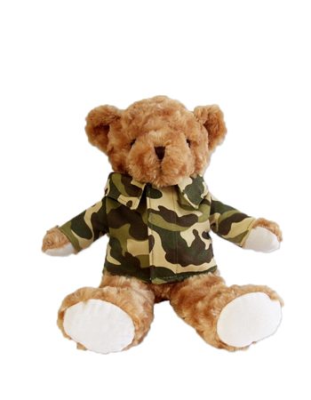 camo camouflage teddy bear army military usa patriot