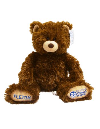 hospital wellness pediatrics medical teddy bear fletch etch embroidery paw cuddle get well
