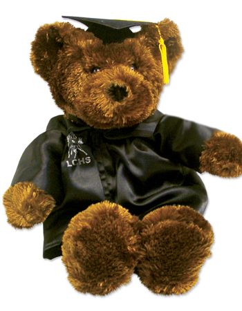 graduate bear graduation teddy cap gown