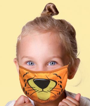 Effective, Comfortable and Fun, the Cheetah AniMask features a liner that repels particles. It has a fuzzy 3-D nose. A fan favorite!