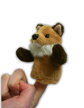 fox finger puppet