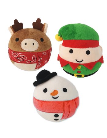 christmas winter holiday cute dot ball toys chibi