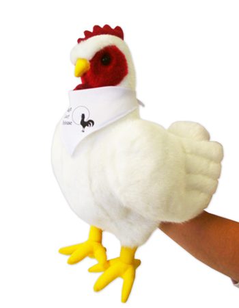 chicken hen poultry hand puppet