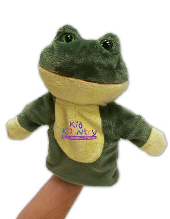 hand puppet frog education